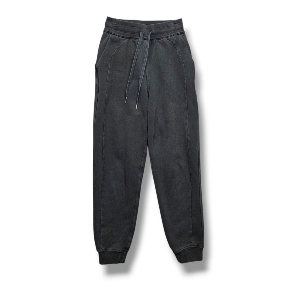 Lululemon Scuba Relaxed High Rise Jogger Womens‎ 0 Black W5CV9S